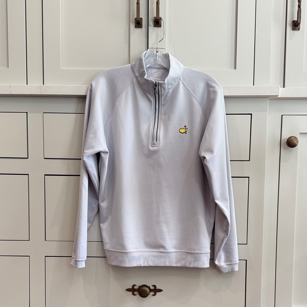 Masters Tech Men's Light Gray Zip-Up pullover